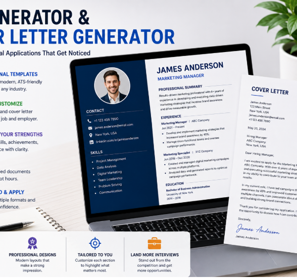 CV Generator and Cover Letter Generator: Create Professional Applications That Get Noticed